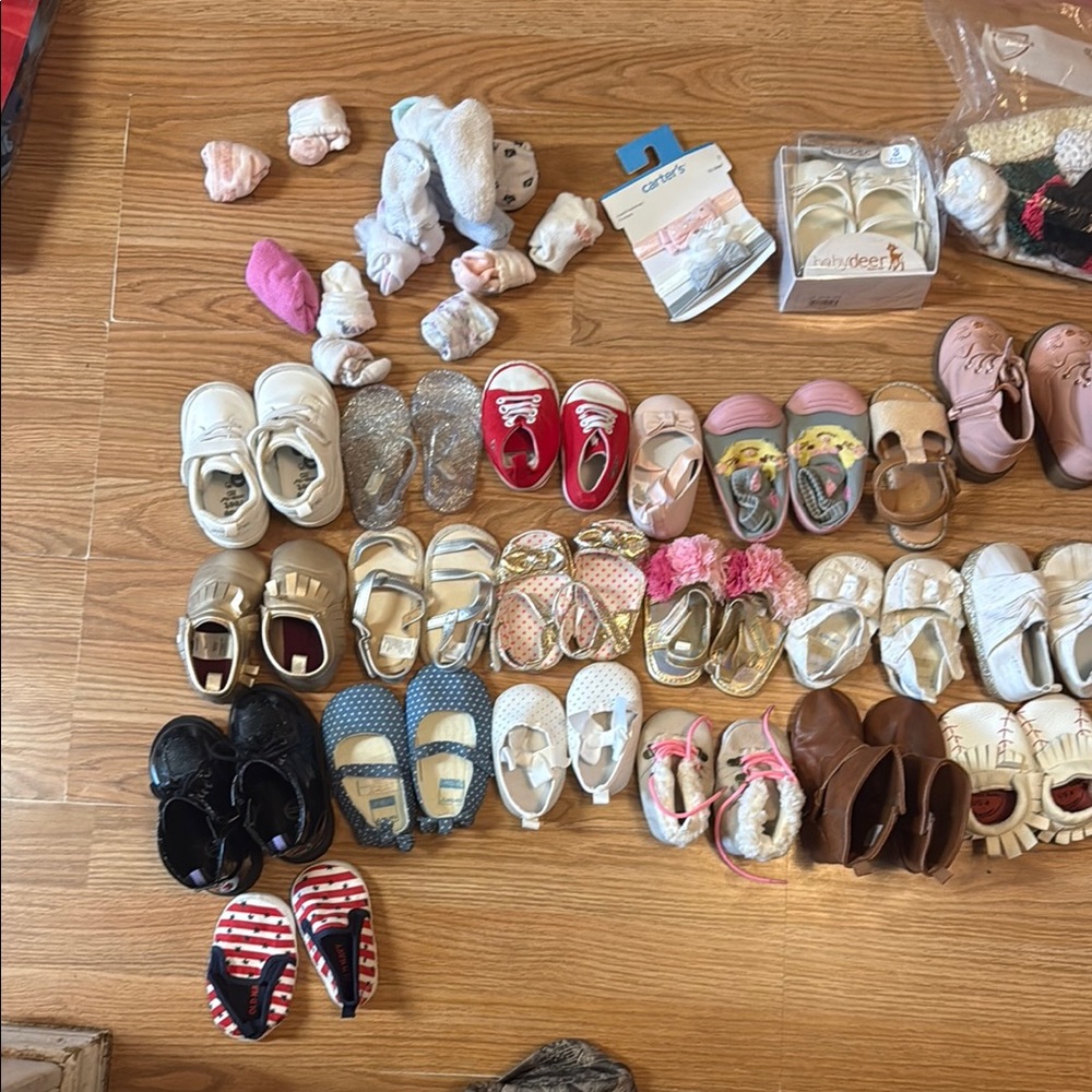 Assorted Baby Shoes Collection